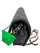 Chanel Black & Gold Caviar Leather Interlocking C's Chain Strap Snap Closure Bag Black & Gold / Small