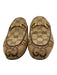 Gucci Shoe Size 36 Brown & Beige Canvas & Leather Guccisima Leather Trim Flats Brown & Beige / 36