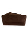 Tory Burch Dark Brown Leather Suede Shoulder Strap Gold Hardware Adjustable Bag Dark Brown / Large