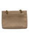 Chanel Beige Leather Quilted Chain Detail Toggle Pocket Shoulder Bag Beige