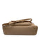 Chanel Beige Leather Quilted Chain Detail Toggle Pocket Shoulder Bag Beige