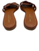 Saint Laurent Shoe Size 36.5 Cognac Brown Leather Upper Woven Slide Mule Sandals Cognac Brown / 36.5