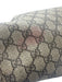 Gucci Beige Brown Coated Canvas Guccissima Web Detail Open Top Tote Bag Beige Brown
