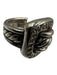 David Yurman Silver Sterling Silver Diamond Engraved Square Cable Ring Silver