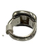 David Yurman Silver Sterling Silver Diamond Engraved Square Cable Ring Silver