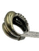 David Yurman Gold & Silver Sterling Silver Gold Engraved Ring Gold & Silver