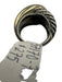 David Yurman Gold & Silver Sterling Silver Gold Engraved Ring Gold & Silver