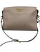 Prada Mauve Pink Saffiano Leather Gold hardware Zip Top Rectangle Crossbody Bag Mauve Pink / S