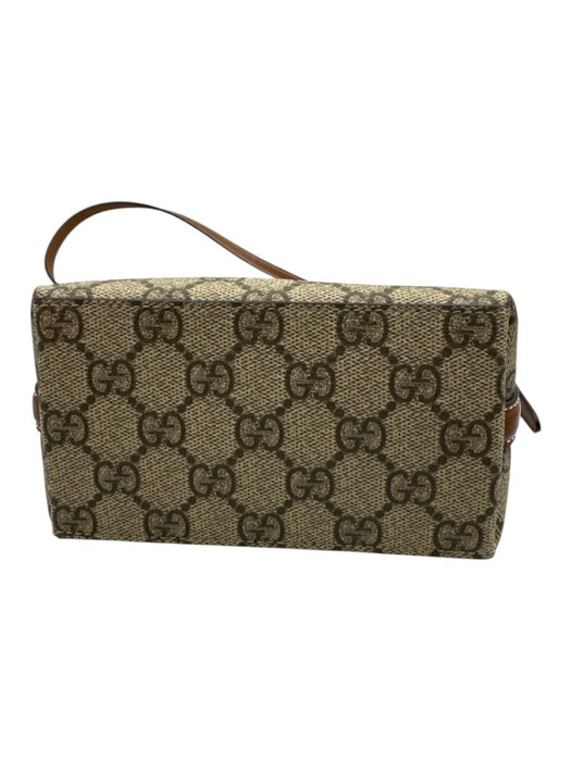 Gucci Beige & Brown Coated Canvas Bucket Guccissima Magnetic Close Crossbody Bag Beige & Brown / XS