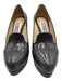 Prada Shoe Size 37 Gray Leather Stacked Heel Oxford Platform Closed Toe Pumps Gray / 37