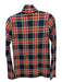 J. Crew Size XS Navy Blue, Red, Multi Cotton Long Sleeve Tartan Plaid Thin Top Navy Blue, Red, Multi / XS
