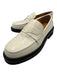 Christian Dior Shoe Size 37 Cream Calfskin Round Toe Logo Low Heel Loafers Cream / 37
