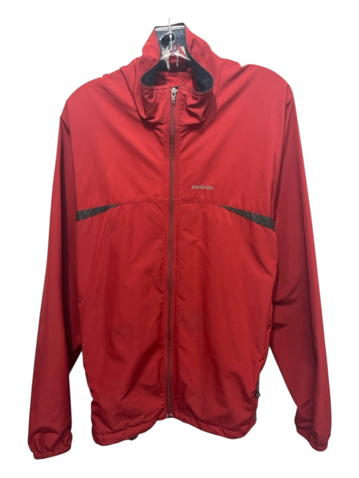 Patagonia AS IS Size XL Red Polyester Solid Zipper Men's Jacket Red / XL
