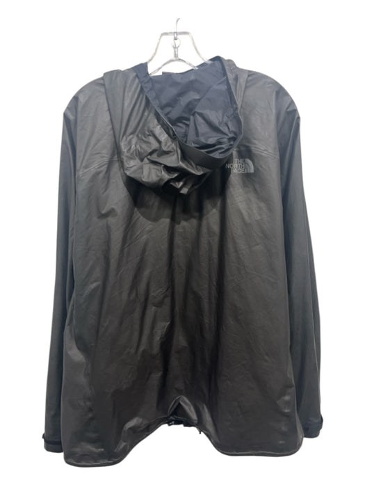 The North Face Size XL Black Nylon Solid Hoodie Men's Jacket Black / XL