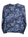 Elizabeth & James Size Small Black, Navy & Gray Silk Long Sleeve Floral Top Black, Navy & Gray / Small