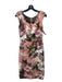 Dolce & Gabbana Size 40 Dusty Pink & Multi Viscose & Rayon Sleeveless Dress Dusty Pink & Multi / 40