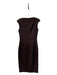 Michael Kors Size 2 Chocolate Brown Virgin Wool Boat Neck Cap Sleeve Dress Chocolate Brown / 2