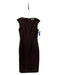 Michael Kors Size 2 Chocolate Brown Virgin Wool Boat Neck Cap Sleeve Dress Chocolate Brown / 2