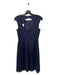 Trina By Trina Turk Size 0 Navy Polyester Boat Neck Sleeveless Open Back Dress Navy / 0