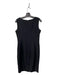 Armani Collezioni Size 4 Black Acetate Blend Scoop Neck Sleeveless Dress Black / 4