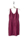 Armani Collezioni Size 42 Pinkish purple Silk Blend Round Neck Sleeveless Dress Pinkish purple / 42