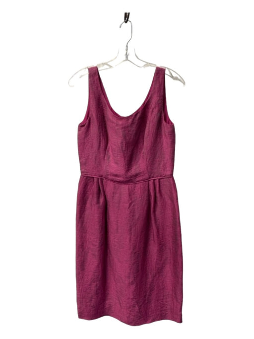 Armani Collezioni Size 42 Pinkish purple Silk Blend Round Neck Sleeveless Dress Pinkish purple / 42