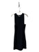 Alexander Wang Size 8 Black Viscose Round Neck Sleeveless Back Cut Out Dress Black / 8