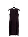 Jill Sander Size 36 Chocolate Brown Cotton Blend Round Neck Sleeveless Dress Chocolate Brown / 36