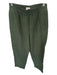 Madewell Size S Army Green Cotton Elastic Waist Textured Jogger Pants Army Green / S