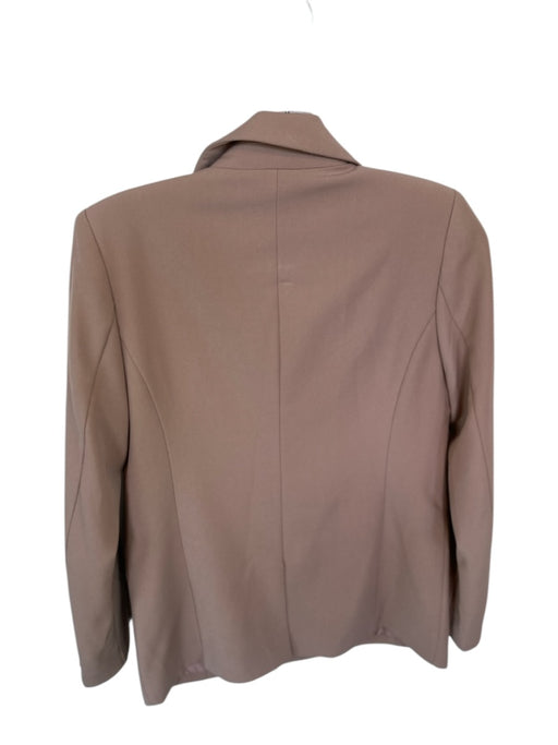 7 For All Mankind Size S Mauve Polyester Blend Double Breast Blazer Mauve / S