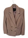 7 For All Mankind Size S Mauve Polyester Blend Double Breast Blazer Mauve / S
