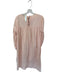 MNG Size 4 Peach & brown Cotton Long Balloon Sleeve Embroidered Flowers Dress Peach & brown / 4