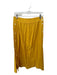 Madewell Size 2 Mustard Cotton Side Button Midi Skirt Mustard / 2