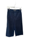 Point Sur Size 25 Navy Cotton High Waist Wide Leg Crop Pants Navy / 25