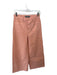 Point Sur Size 25 Peach Cotton High Waist Wide Leg Crop Pants Peach / 25