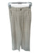 Madewell Size 2 Cream & Black Viscose Blend High Waist Grid Wide Leg Pants Cream & Black / 2