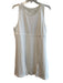 Tuckernuck Size XXL White Polyester Sleeveless Round Neck Knee length Dress White / XXL