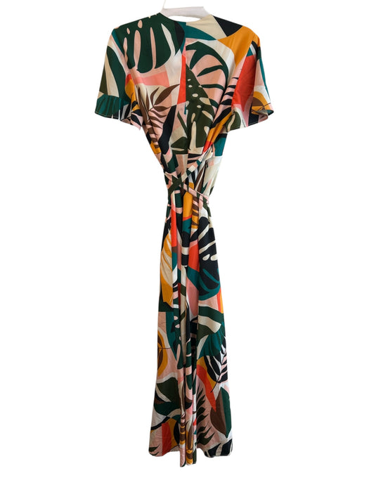 Hutch Size XL Multi No Fabric Tag Half Lined Abstract Print Wrap Dress Multi / XL