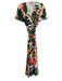 Hutch Size XL Multi No Fabric Tag Half Lined Abstract Print Wrap Dress Multi / XL