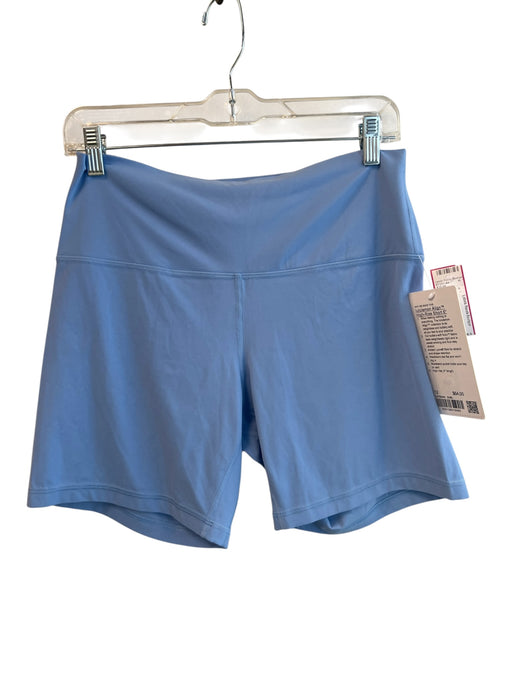 Lululemon Size 12 Sky Blue Nylon Blend Wide Waist Band Athleisure Shorts Sky Blue / 12
