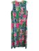 Lilly Pulitzer Size 12 Multi & Gold Polyester Sleeveless Round Neck Floral Dress Multi & Gold / 12