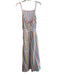 Boden Size 14 Multi Cotton Striped Spaghetti Strap Side Zip Ankle Length Dress Multi / 14