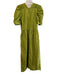 Tuckernuck Size Large Apple Green Cotton V Cut Half Bucket Half Sleeve Dress Apple Green / Large