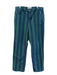 Boden Size 31 Green & Blue Cotton 5 Pocket Striped Mid Rise Straight Leg Jeans Green & Blue / 31