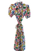 Boden Size 12 Multi 100% Cotton Button Down Horse Print Short Sleeve Dress Multi / 12