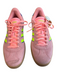 Adidas Shoe Size 8.5 Pink Manmade Material Lace Up Platform Sneaker Logo Shoes Pink / 8.5