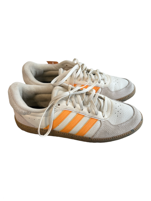 Adidas Shoe Size 8.5 White Manmade Material Lace Up Sneaker Logo Shoes White / 8.5