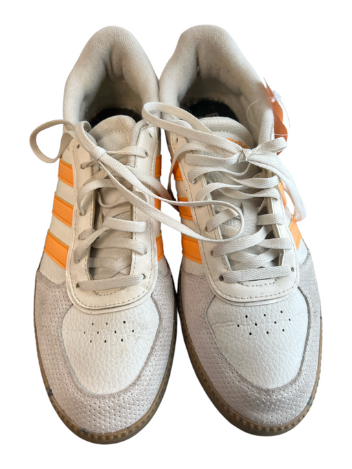 Adidas Shoe Size 8.5 White Manmade Material Lace Up Sneaker Logo Shoes White / 8.5