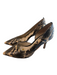Boden Shoe Size 39 Black & Brown Leather Animal Skin Pointed Toe Heel Shoes Black & Brown / 39