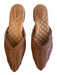 Birdies Shoe Size 8.5 Brown Manmade Material Leather Pointed Toe Open Back Shoes Brown / 8.5